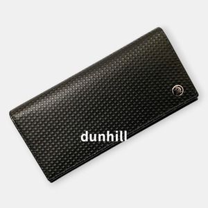 美品 dunhill ダンヒル 長財布 マイクロディーエイト レザー 黒 / J&NREUSE メンズ 小物