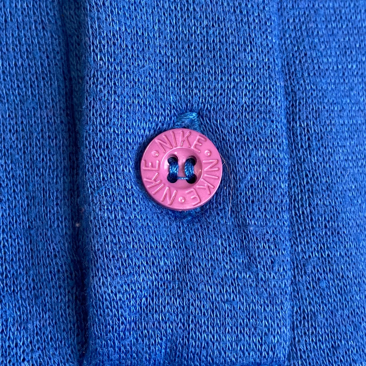 90年代 銀タグ NIKE ナイキ ワンポイントロゴ刺繍 襟付きスウェット 