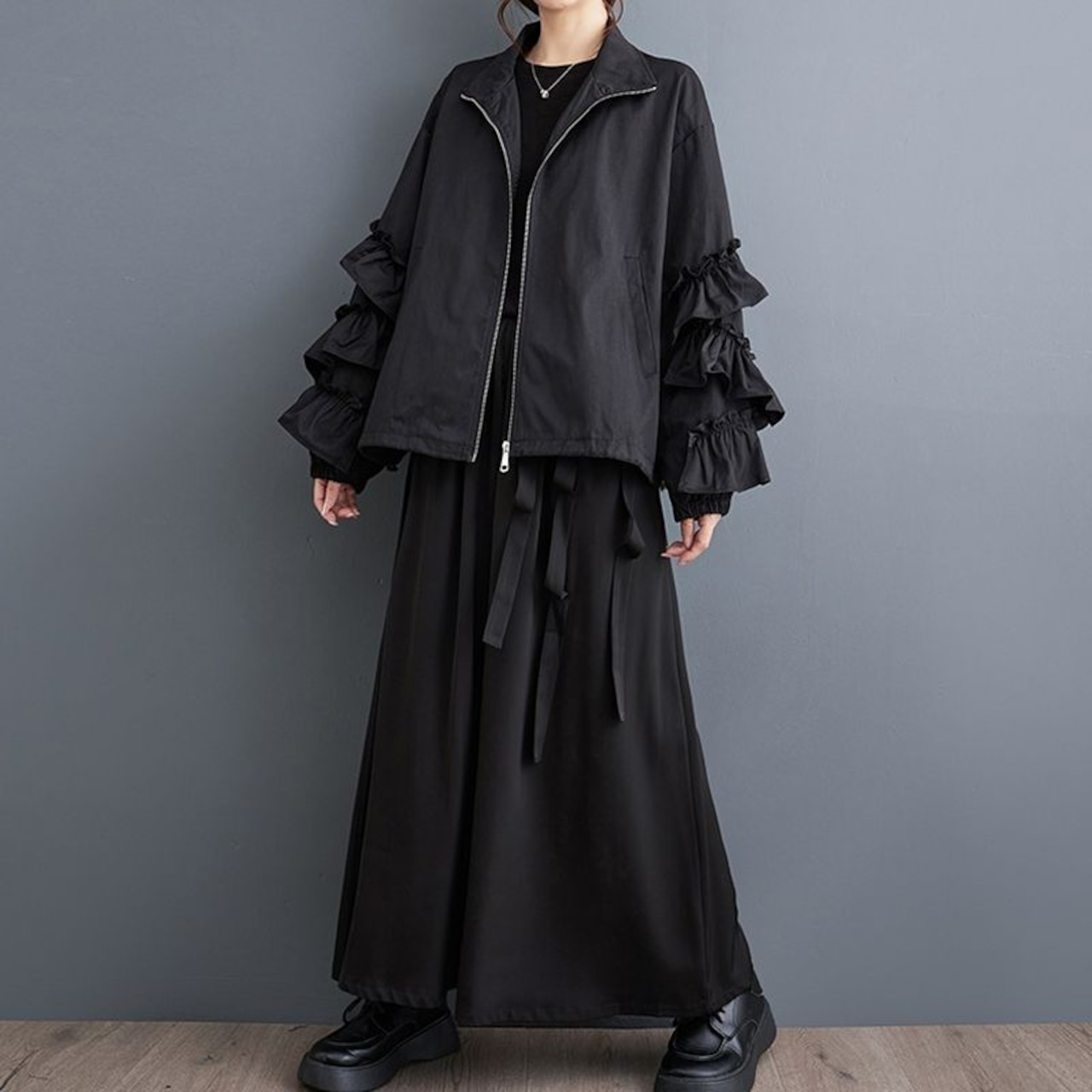 ダークフリル ショートジャケット 60003