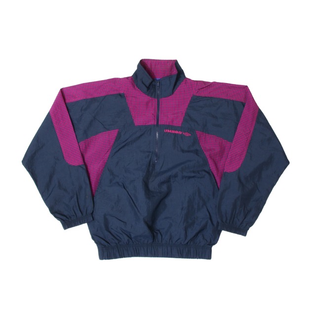 Umbro 90sVintage LongLogoHalfZipNylonBlouson