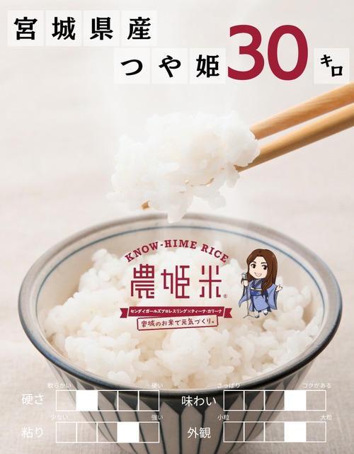 令和5年度産 つや姫30kg 精米後27kg 【送料無料】