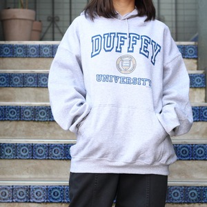 USA VINTAGE COLLEGE PRINT SWEAT SHIRT FOODEE/アメリカ古着カレッジプリントスウェットフーディ(パーカー)