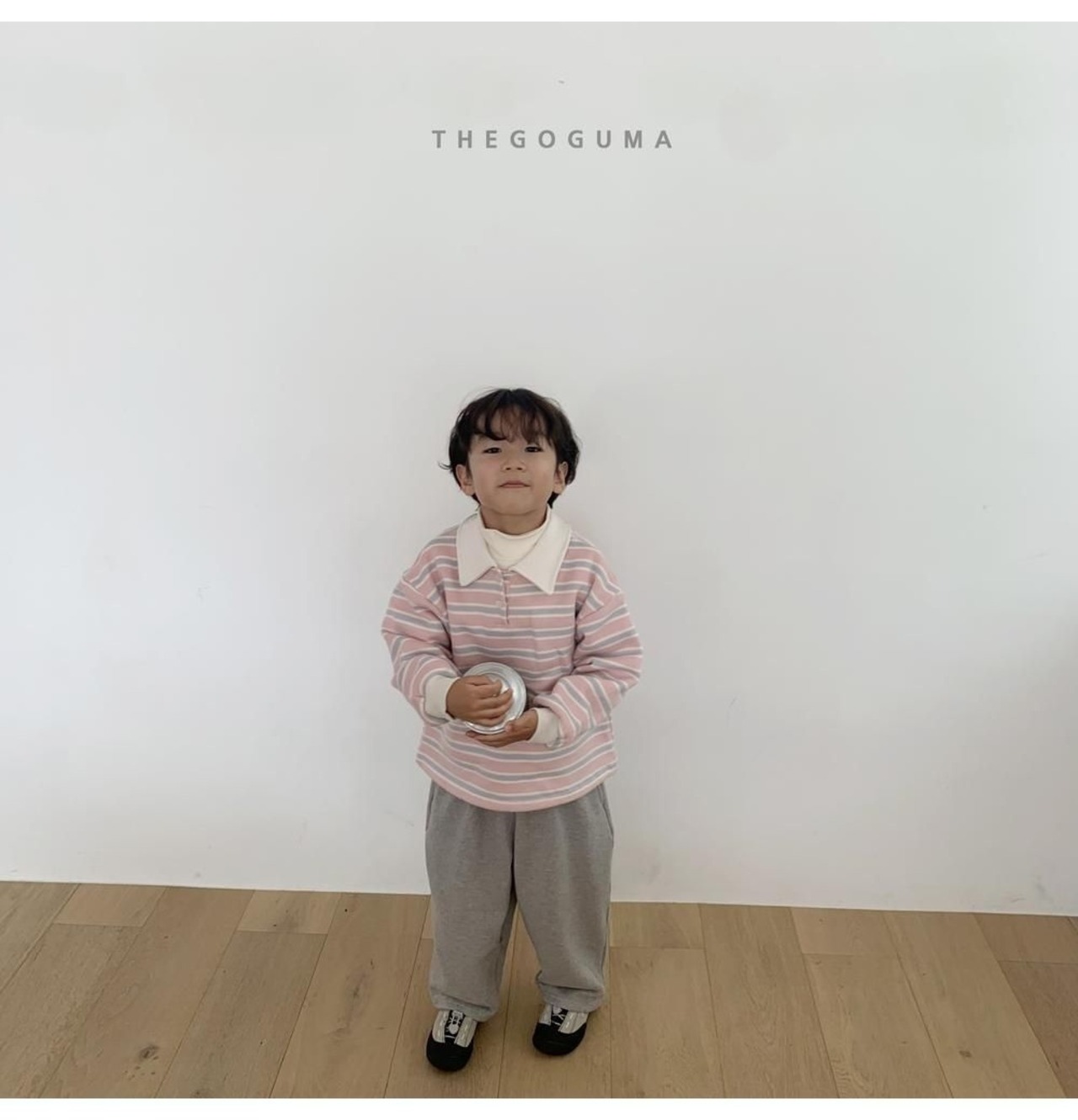 ザゴグマ / THE GOGUMA / わたあめ裏起毛襟付きT / 韓国子供服 / キッズ / 26winter〖取寄〗*XS~XL*