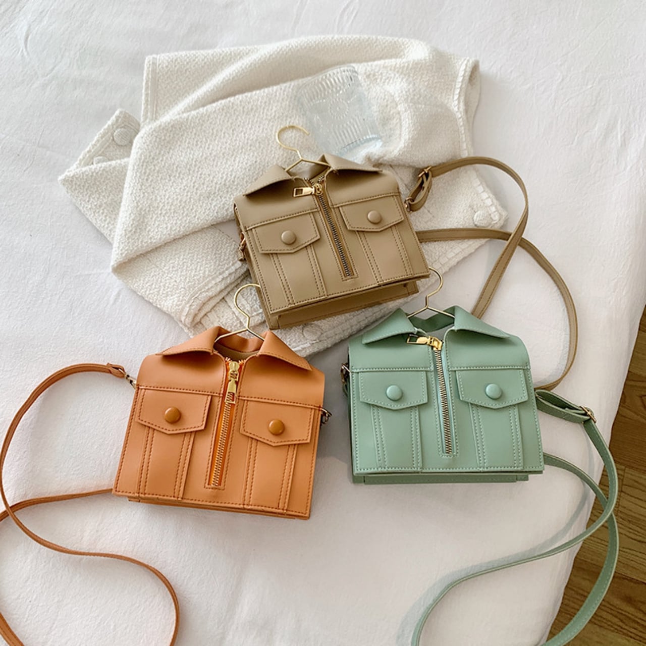 Jacket-style Shoulder Bag 01187