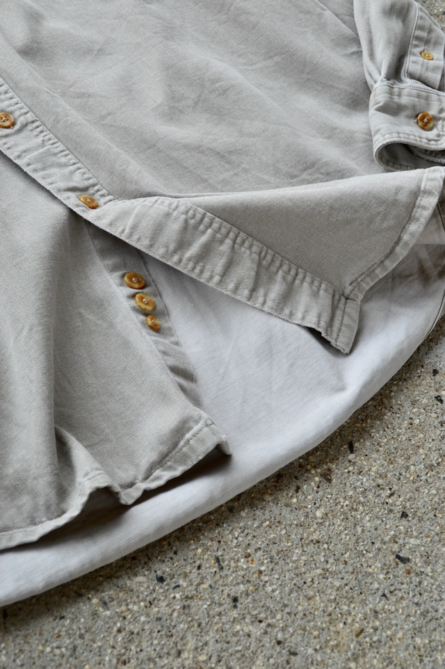 Eddie Bauer 1980's Eikhorn Twill Made in USA Heavy Twill Flap Work Shirt エディーバウアー 80s シャツ エルクホーンツイル