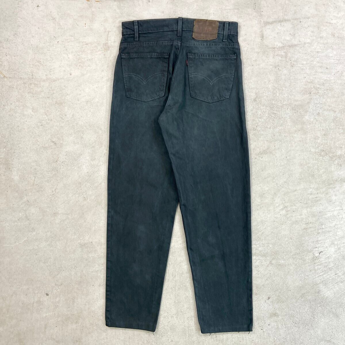 90年代 Levi's リーバイス 550 ブラックデニムパンツ メンズW31 古着