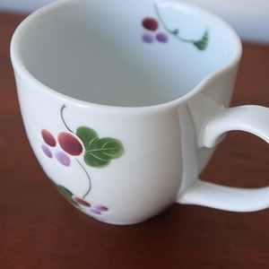 波佐見焼　彩りぶどう　ミニマグカップ