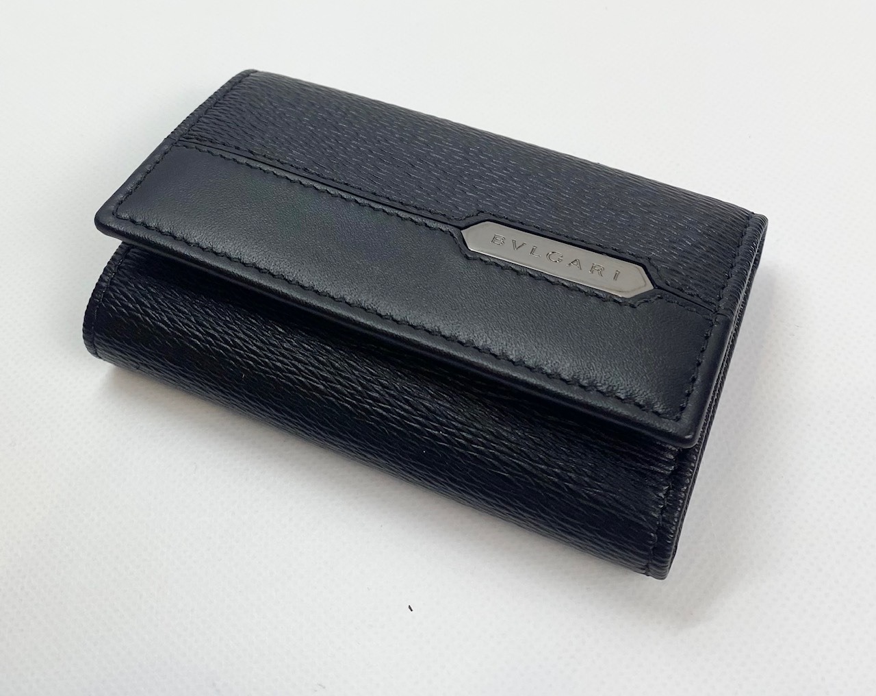 BVLGARI ブルガリ  メンズ キーケース  280887 GRAIN/BLK