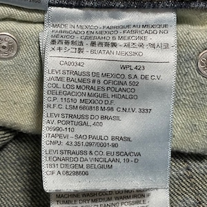 【LEVI'S】メキシコ製 511 ジーンズ デニム ジーパン スリム ストレート スキニー 細身 美脚 足長効果 ジッパーフライ ストレッチ W30 L30 リーバイス US古着