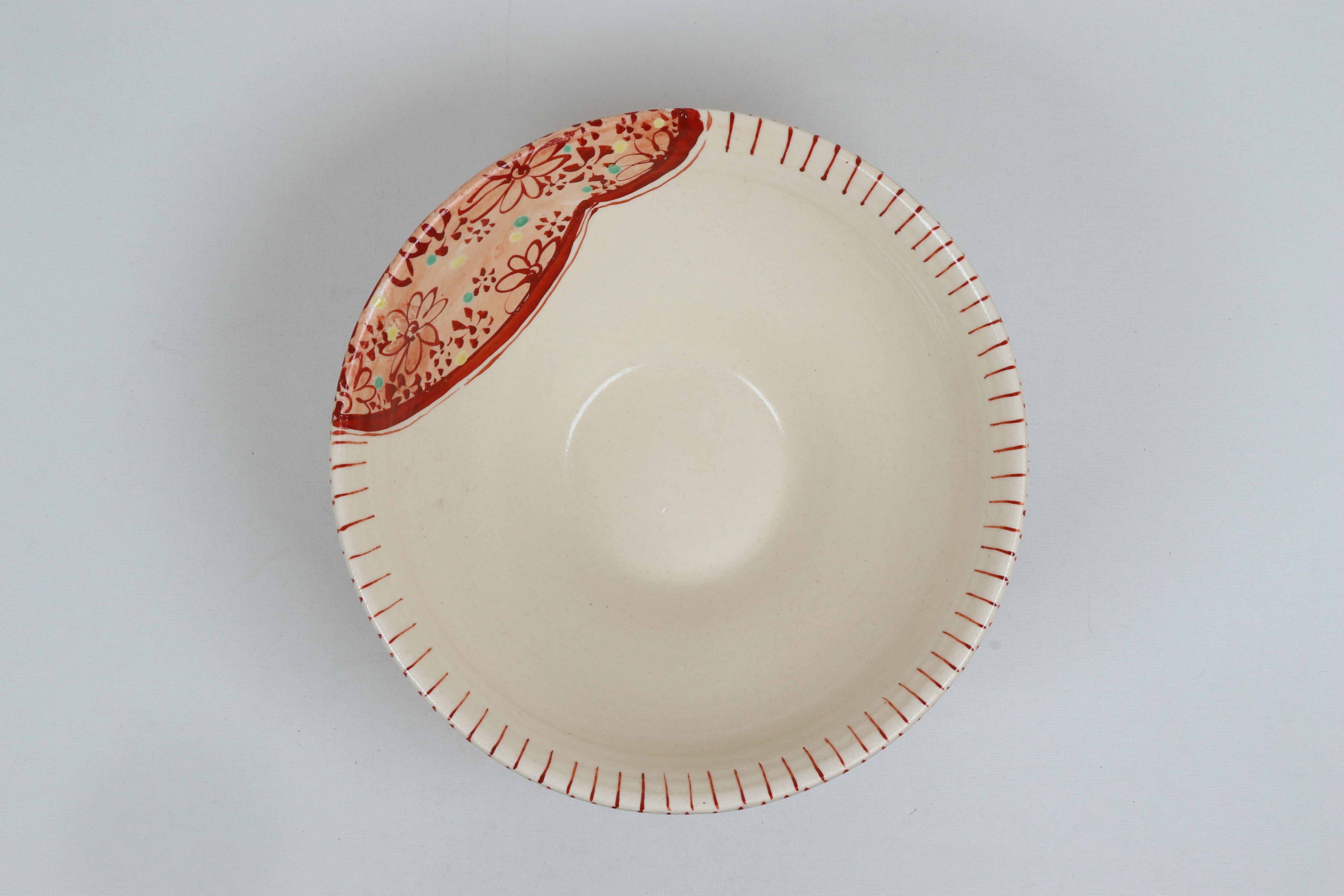 色絵 凛麵どんぶり 茜 | 宗山窯