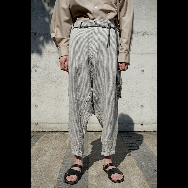 [vital] (バイタル) Stripe Low Crotch Tapered Pants