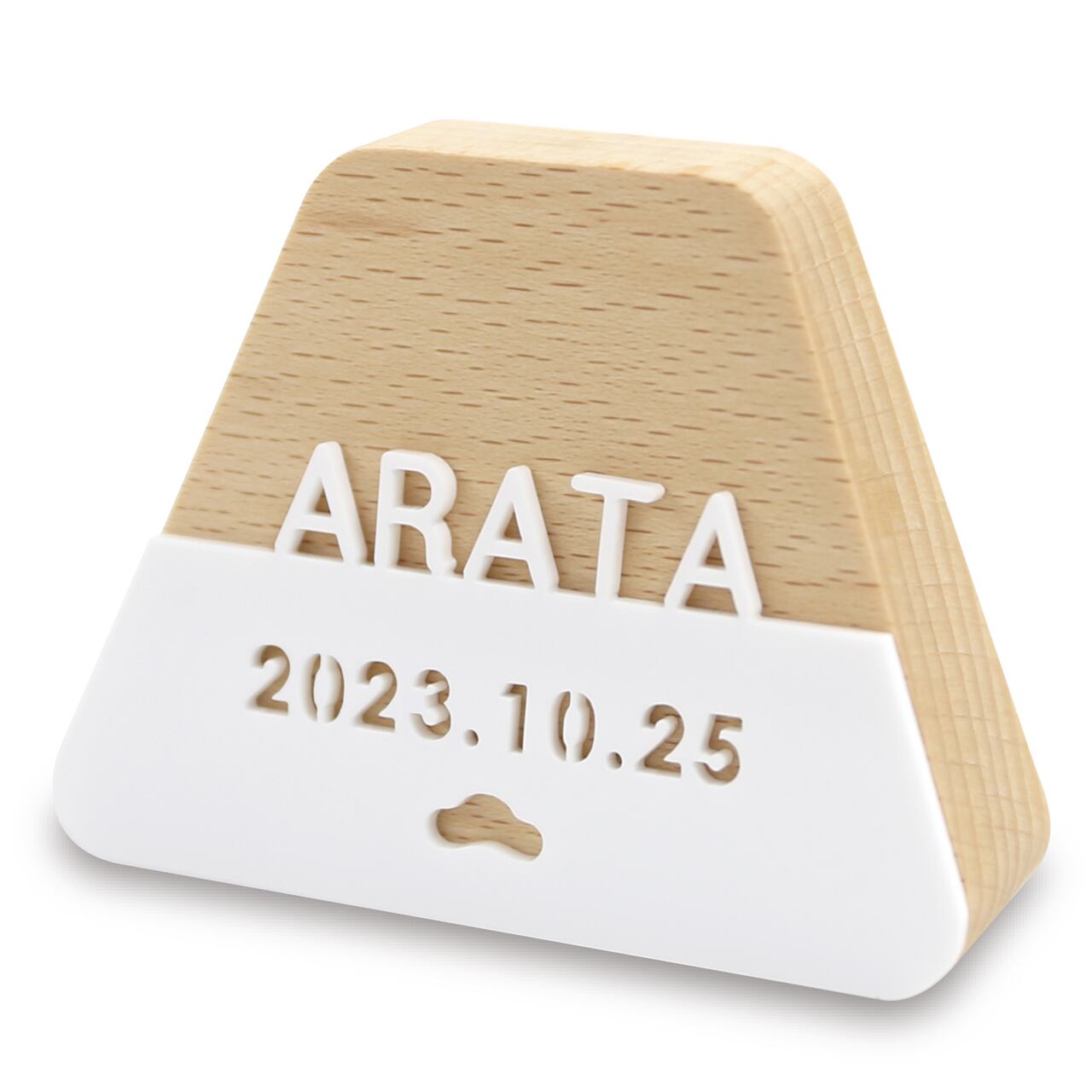 初節句|コンパクト|おしゃれ|モダン|インテリア|プレミアム|こだわり|おすすめ|《商品名》プーカの名前札 モナカ 富士 アクリル《コード》620-521