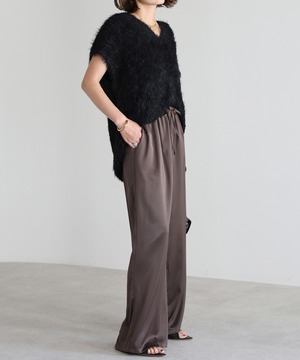 サテンイージーパンツ【p-20062】.