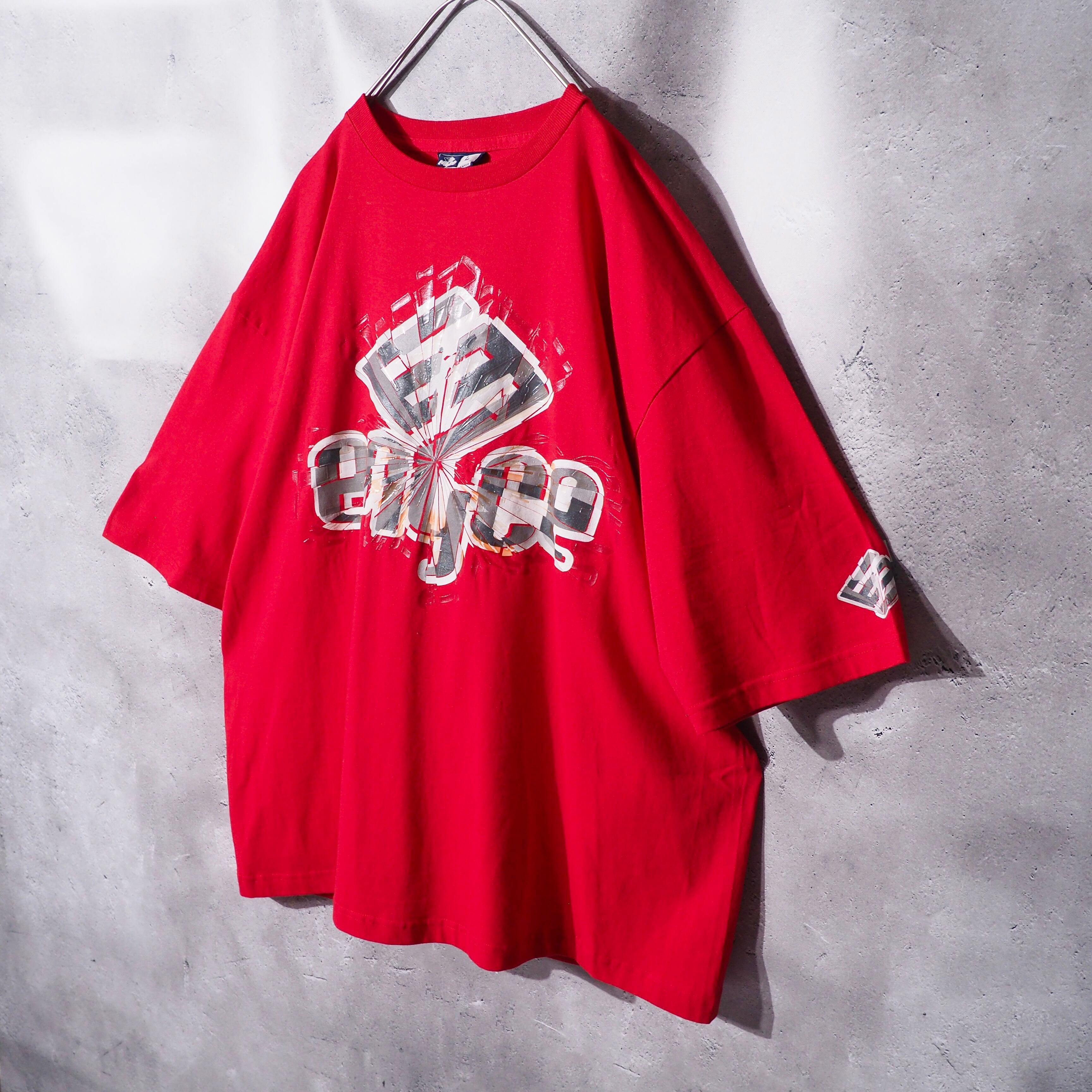" Special - Made in USA " ” enyce ” Crash logo Printed vintage loose Tee