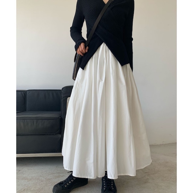 heavy duty fluffy skirt <2colors>