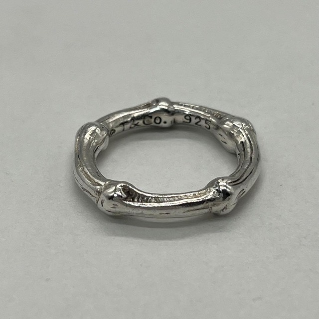 ティファニー TIFFANY&CO バンブー リング 17号 SV925 希少