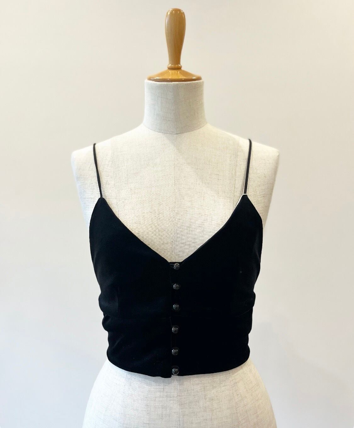 FUMIE=TANAKA】gather ribbon bustier