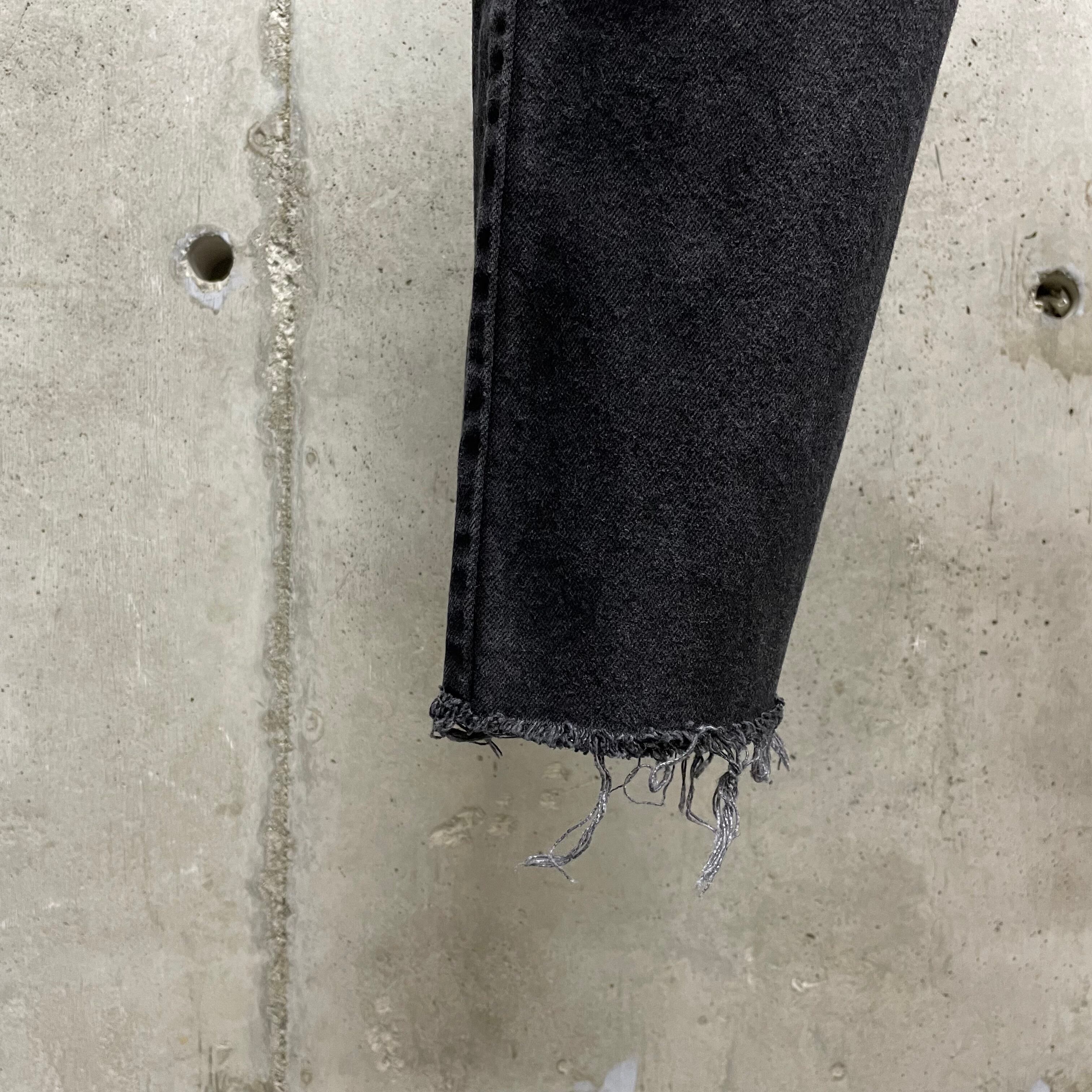 MAISON EUREKA】Ex.VINTAGE REWORK BIGGY PANTS_BLACK⑨ | marfa store