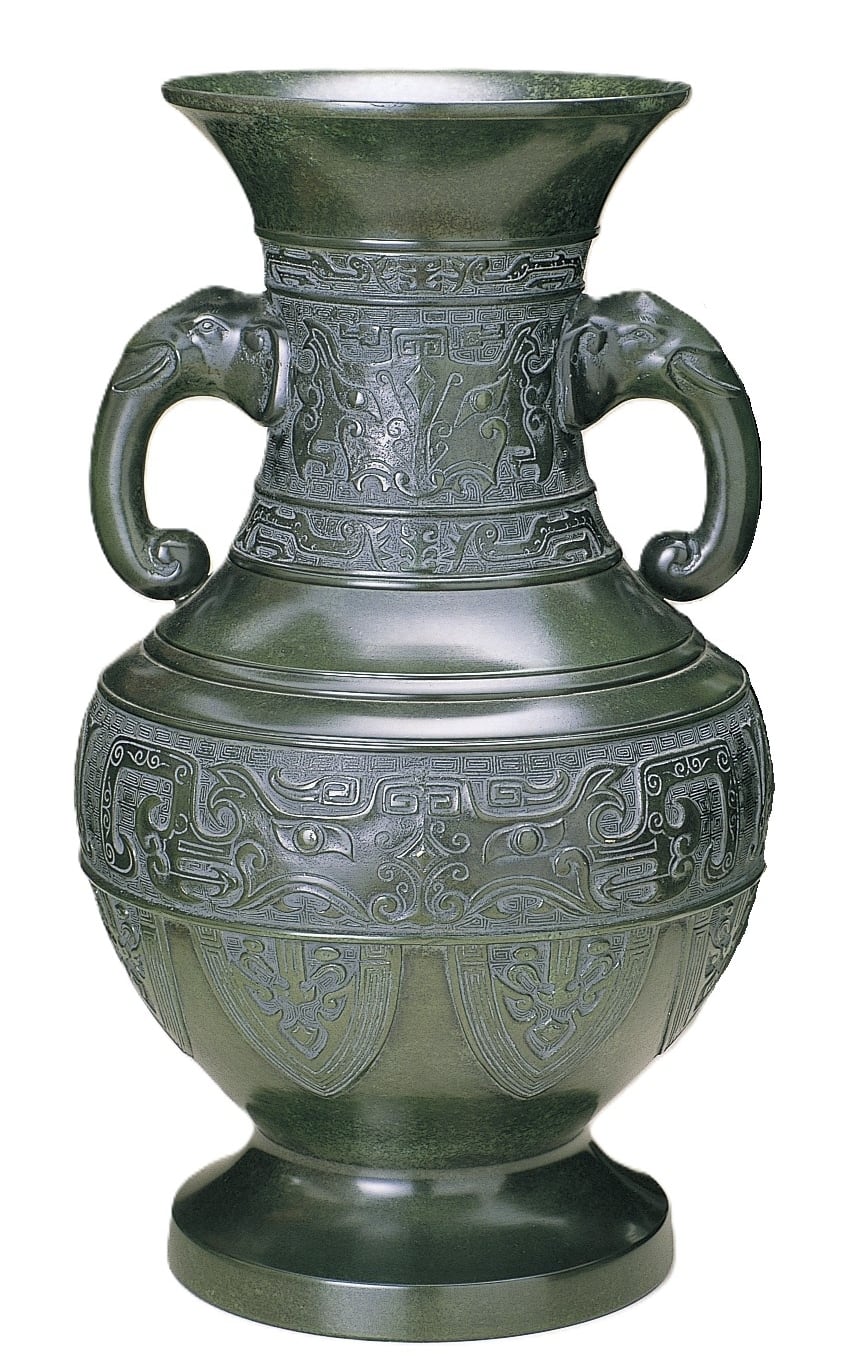 花器 菖浦地紋水盤 水盤:角型菖蒲地紋