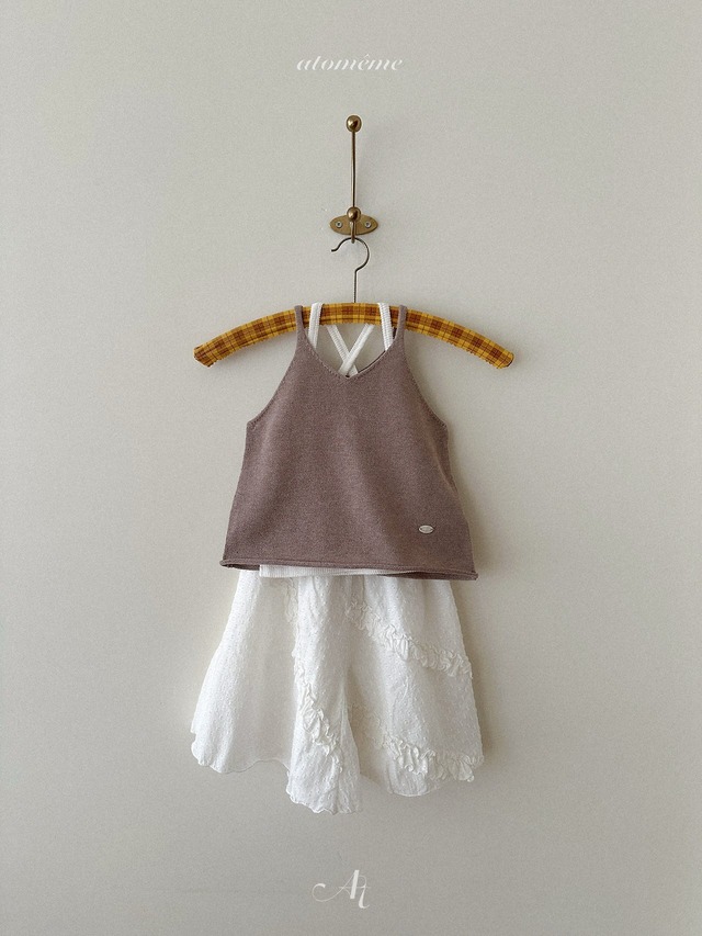 〘予約〙atomeme / Ade Frill Skirt