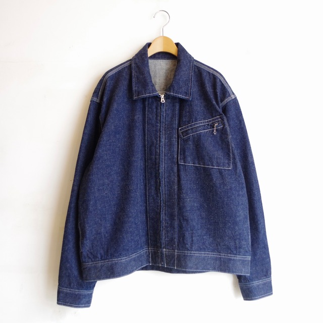 HATSKI DENIM09 50S Spun Yarn Zip Jacket