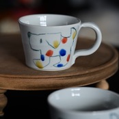 村田菜穂美作　ミニミニマグカップ　「水玉ビーグル」［2104130000683］