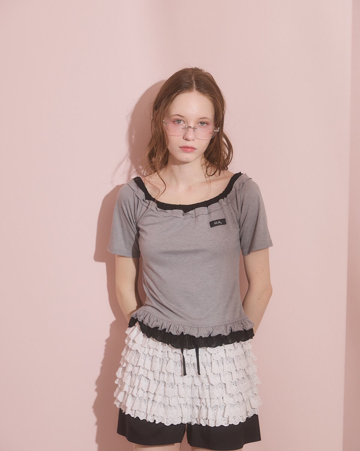 コットンレースフリルショートパンツ | lilLilly official webstore