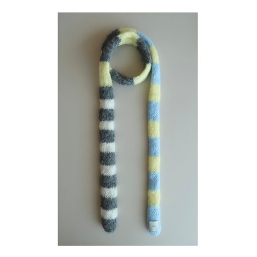 skinny scarf (multi grey)