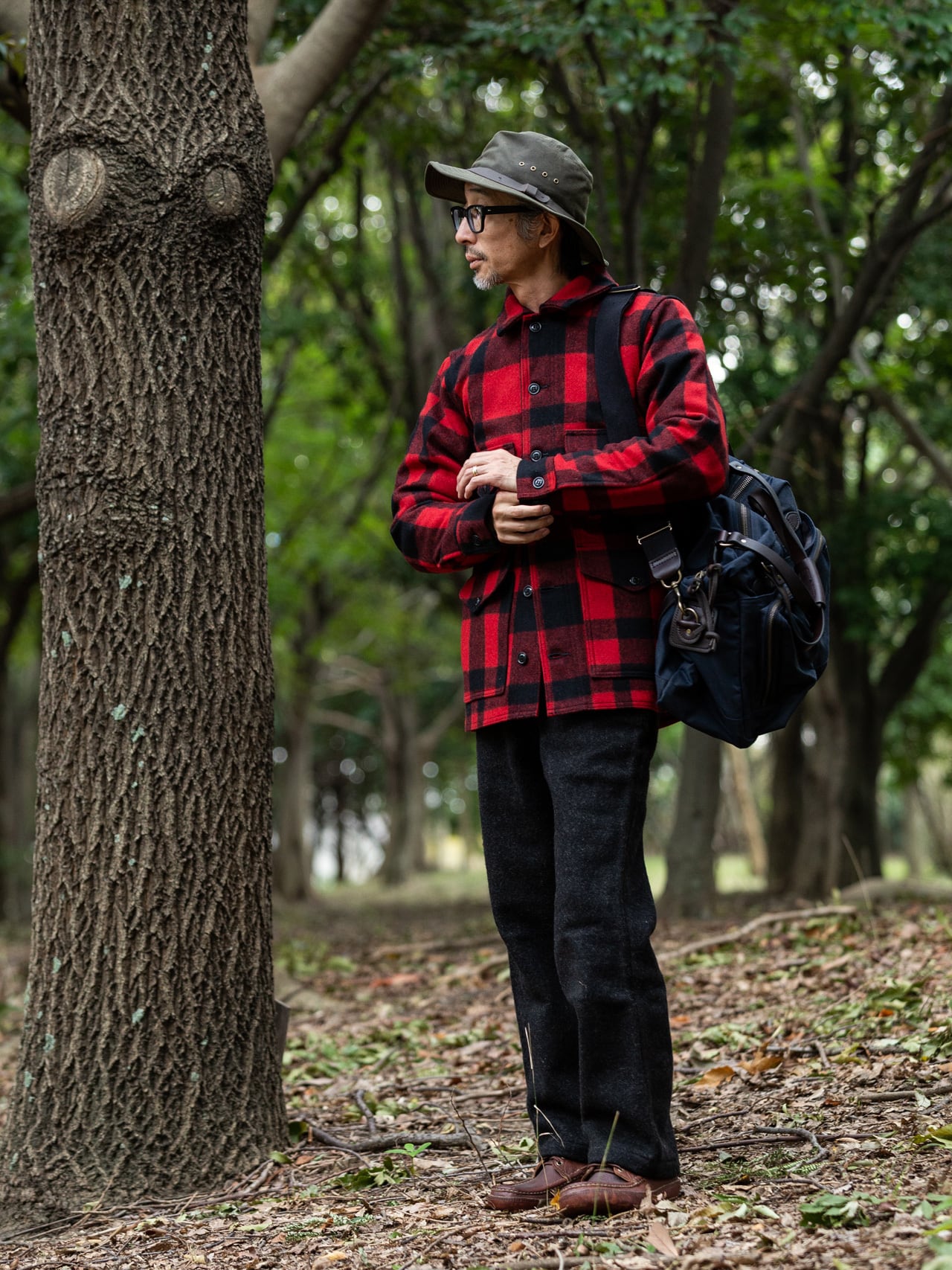FILSON フィルソン RED/BLACK マッキーノクルーザー ジャケット