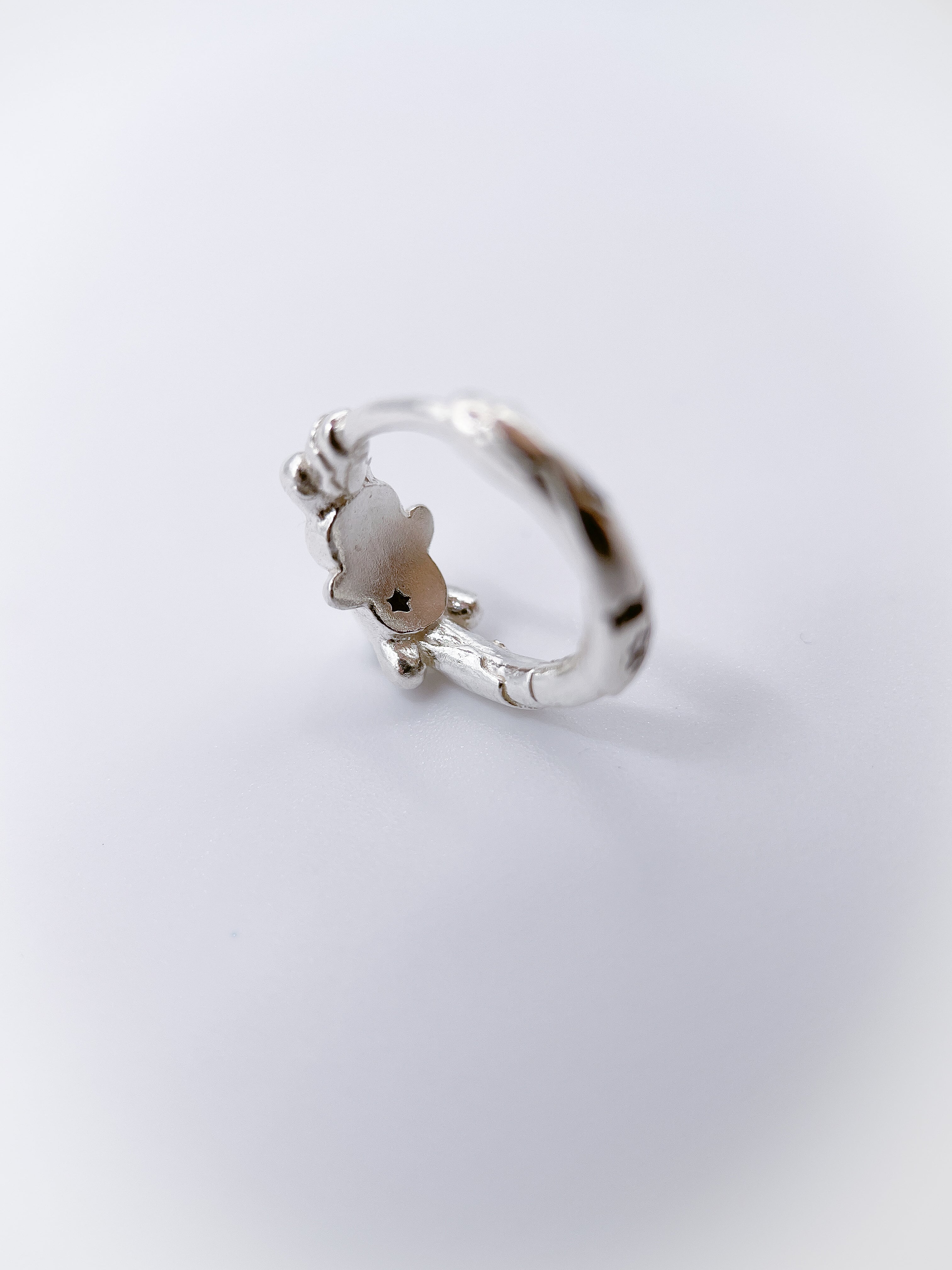 うさぎ® star clicker earring silver925 18G #LJ25059P 16G#LJ25060P