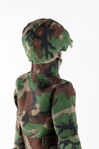 ドールアクセサリ 1/6 ヘルメットカバー Forest Camouflage DA85 - 画像3