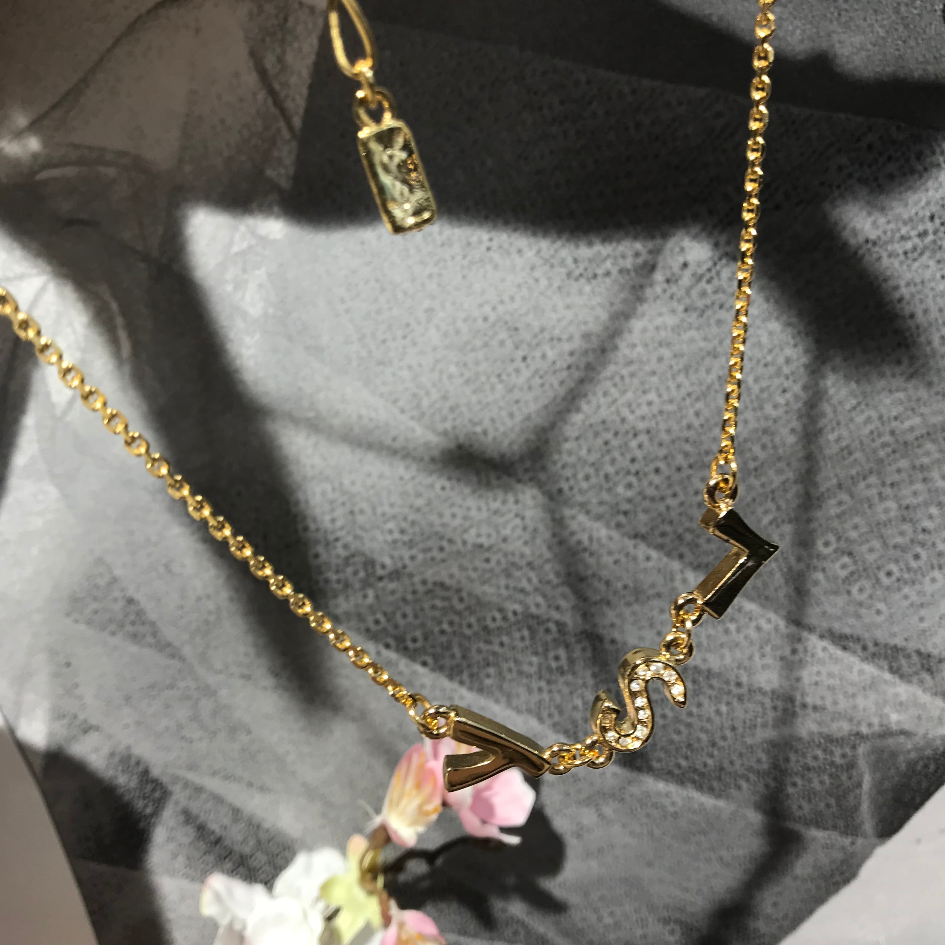 イブサンローラン ストーン ネックレス YSL