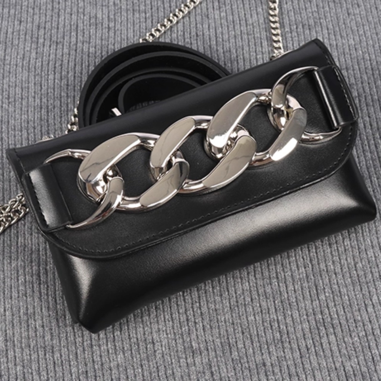 Crossbody Punk Waist Bag Design (ME153)