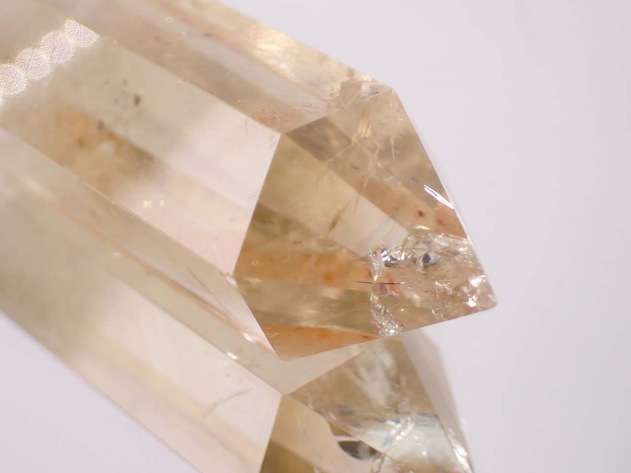 レモンクォーツ　オベリスク/シングルポイント　43g　[D2-5]