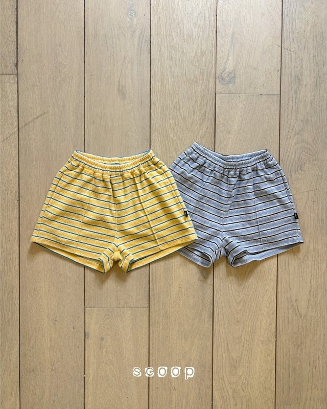 《予約/送料無料》cozy terry half pants / scoop