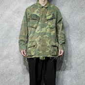 60's~ usarmy jungle fatigue jacket 4th boro