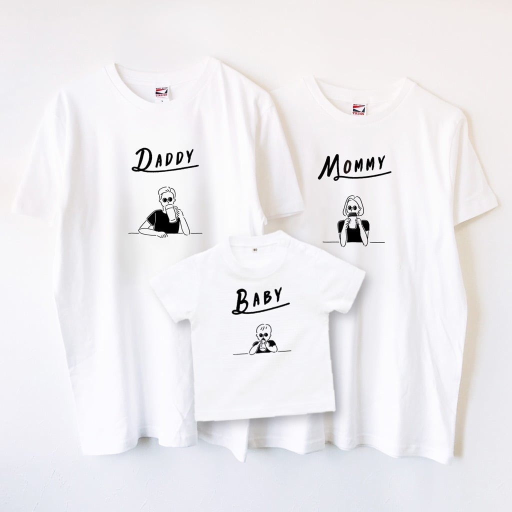 親子tシャツ 1点 親子コーデ お揃いコーデ リンクコーデ 黒木製作所 マタニティ ベビー キッズ ママ オリジナル アイテム