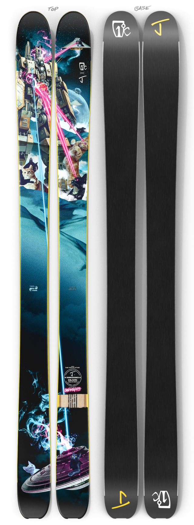 【予約】J skis エスカレーター 26/27「アンダーキャッツ」Icelantic x Jコラボ限定版スキー