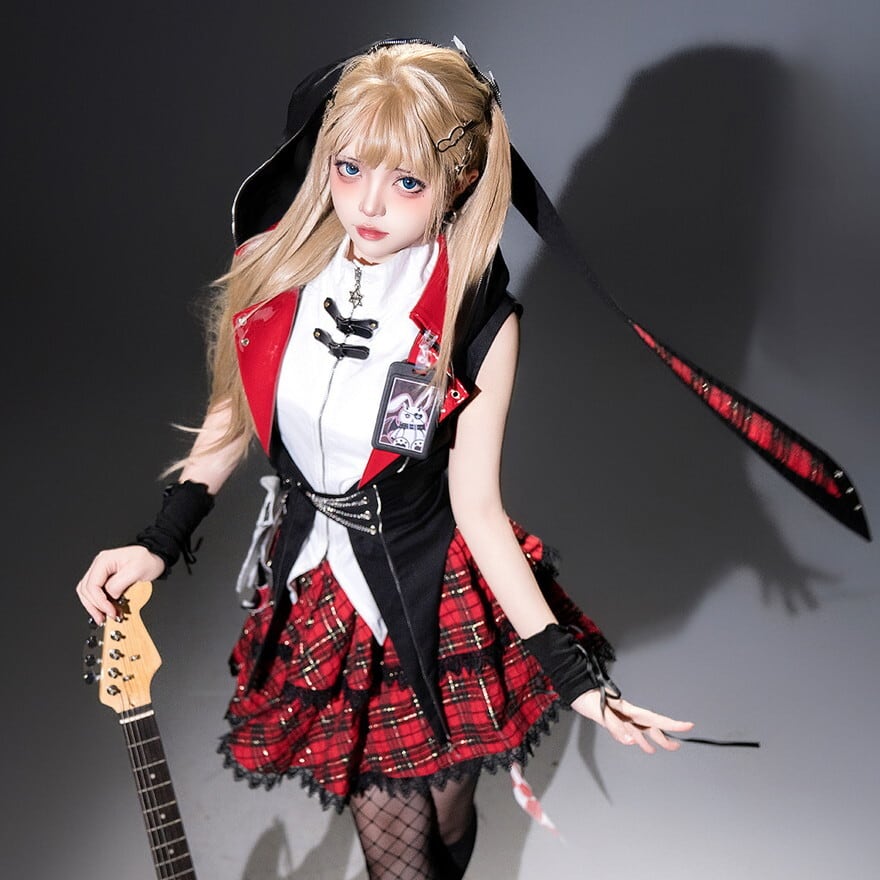 サイバーパンク ロックバニー セットアップ イベント ステージ衣装