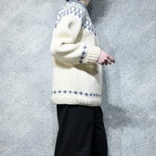 grandma hand made nordic knit