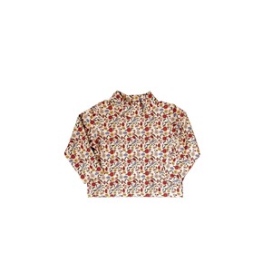 【&PAL】floral pattern long sleeve ivory - 花柄ロングスリーブ アイボリー-
