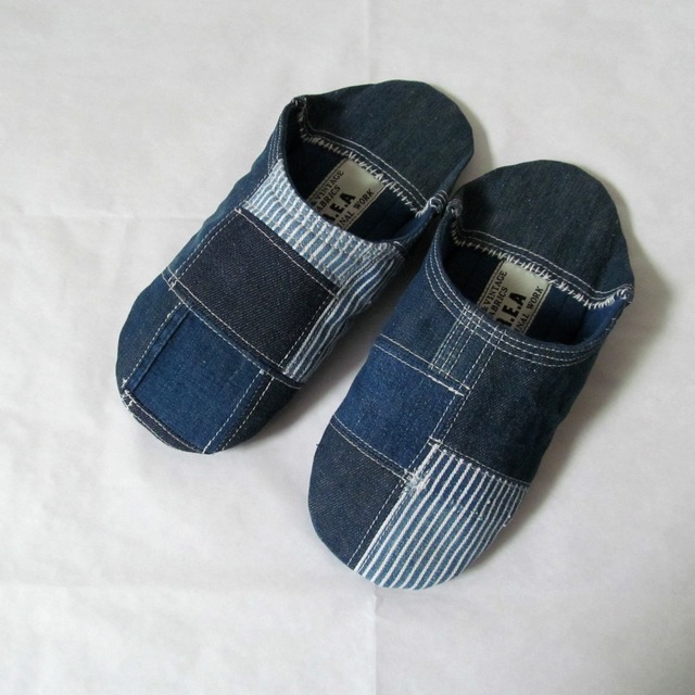 DENIM PATCHWORK ROOMSHOES（S）