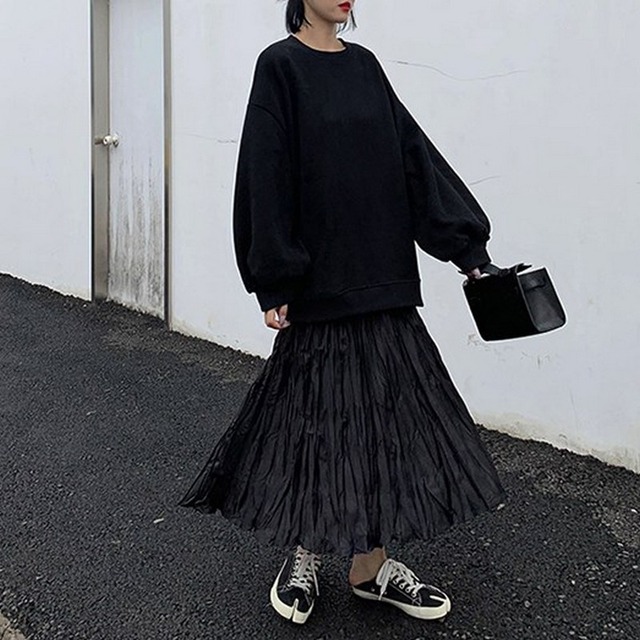 wrinkled skirt　10063