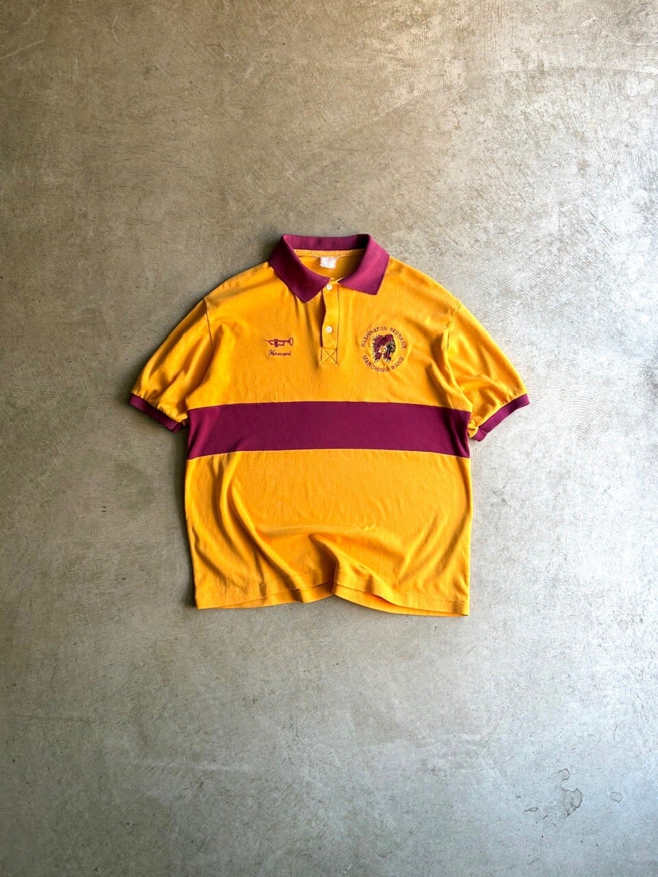 USA製 80's-90's POLO SHIRTS “WASHINGTON REDSKINS MARCHING BAND”