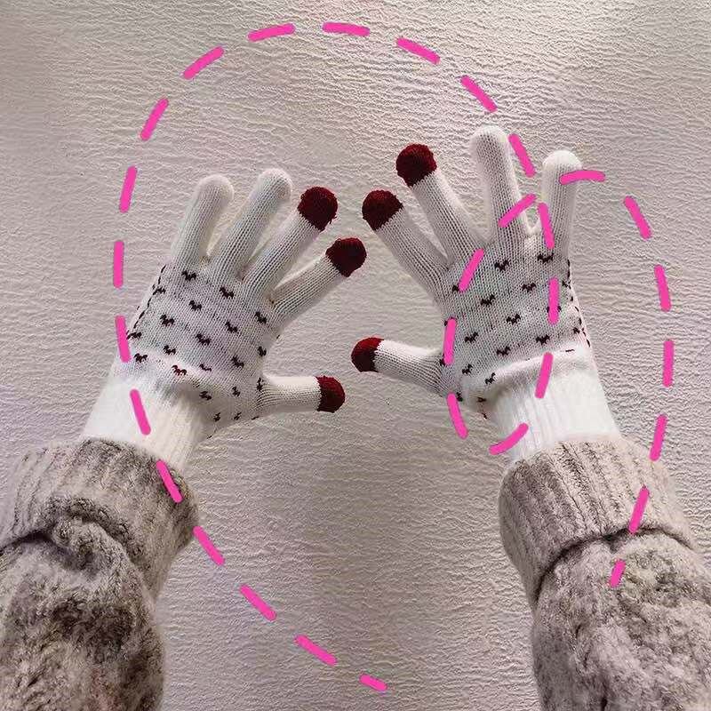 グローブ ウィンター 大人ガーリー スウィート キュート カジュアル 冬物 萌量不足29141250851