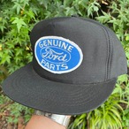 1980’s Deadstock "Ford Genuine Parts" Automotive Trucker Hat/ Black/ made in USA