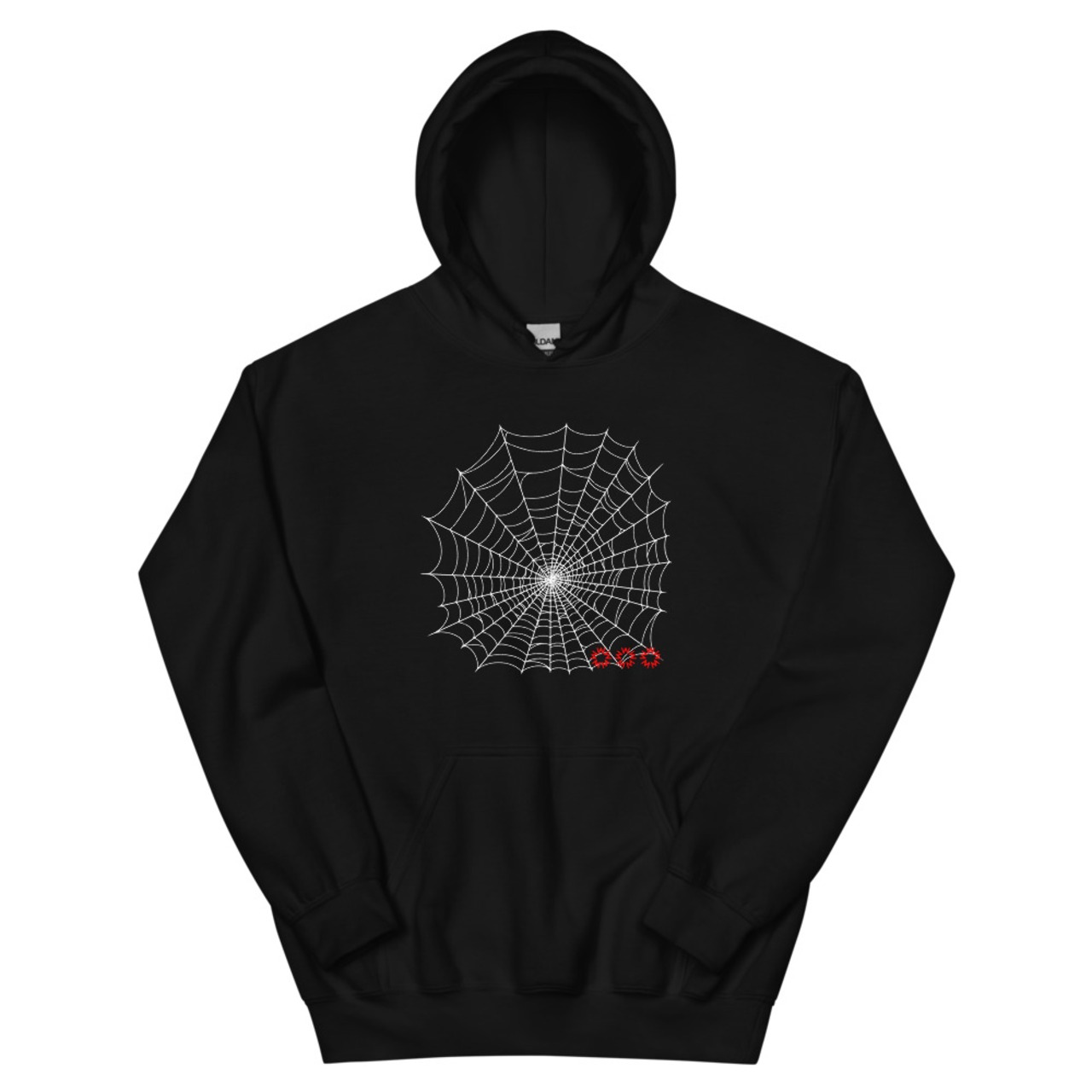 【397】Spider Web Hoodie Black