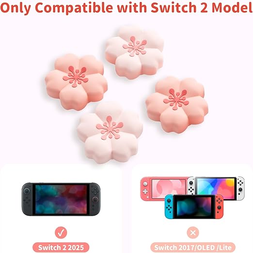 GeekShare Switch 2対応 アナログスティックカバー スイッチ2025