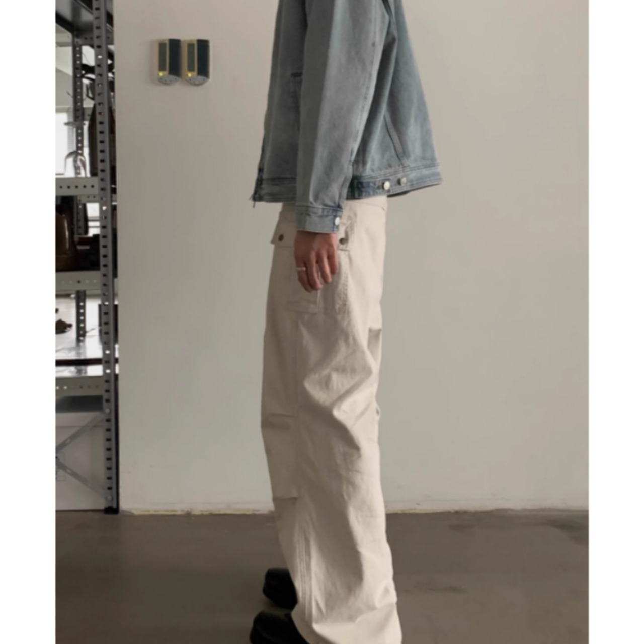 マルチポケットルーズストレートパンツ　0880