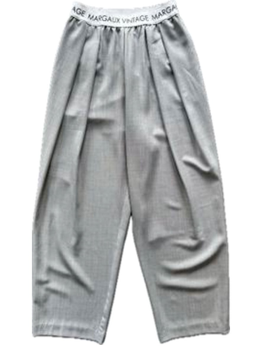 【4月入荷のご予約】MARGAUX VINTAGE / マルゴー ウエストロゴタックパンツ MG PT-26007-S-2